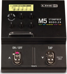 Simulation modélisation ampli guitare  Line 6 M5 Stompbox
