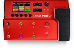 Simulation modélisation ampli guitare  Line 6 Pod Go Limited Edition Red