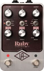 Simulation modélisation ampli guitare  Universal audio UAFX RUBY '63 TOP BOOST AMPLIFIER